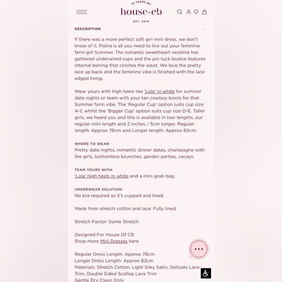 House of CB White Corset Dress - Picture 7 of 10